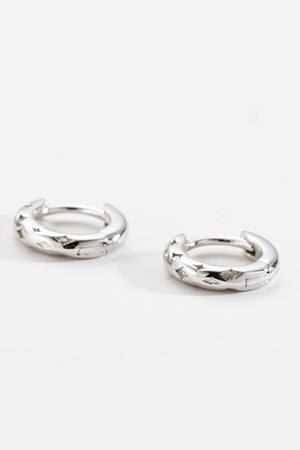 925 Sterling Silver Huggie Earrings