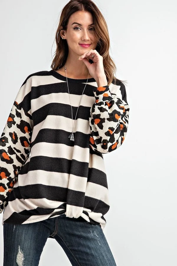 Long Sleeved Stripe Shirt