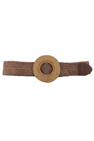 Modern Straw Round Belt